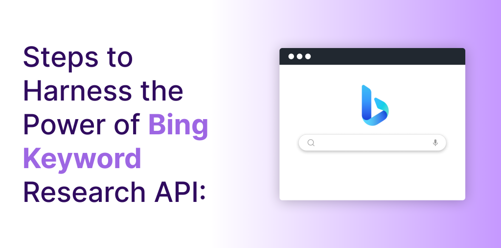 Bing Keyword Research API